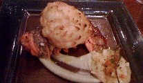 LOBSTER STARTER AT RASAM RESTAURANT