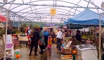 FARMERS MARKET AT GREEN BARN, KILLEAGH, YOUGHAL, CO. CORK.